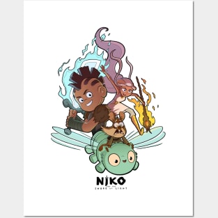 Niko Heroes Light Colours Posters and Art